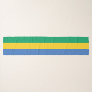 Gabon Flag Scarf