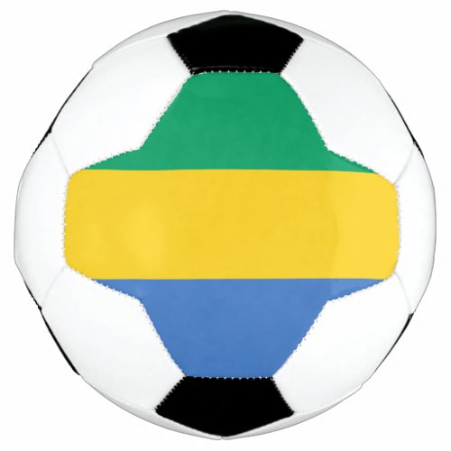 Gabon Flag Soccer Ball