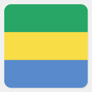 Gabon Flag Sticker