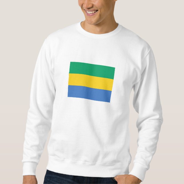 Gabon Flag Sweatshirt (Front)