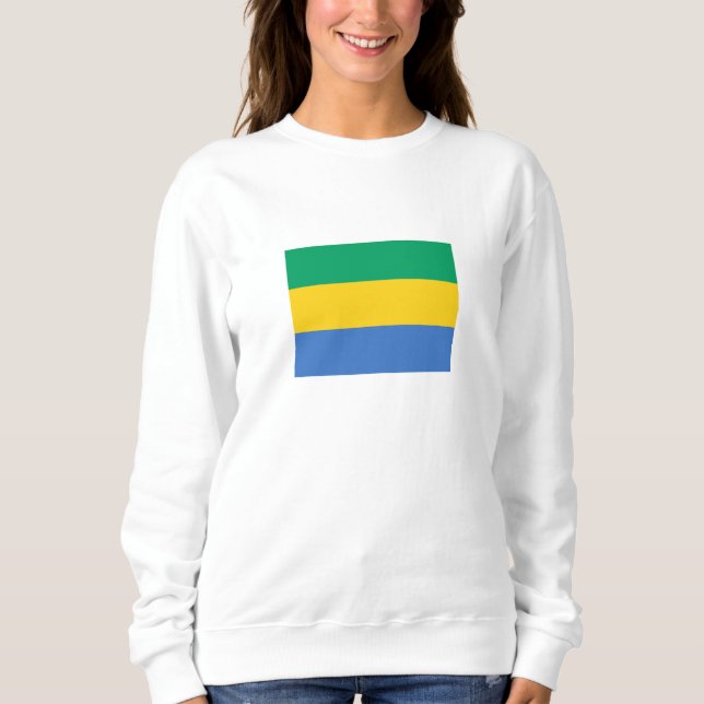 Gabon Flag Sweatshirt (Front)