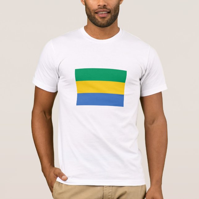 Gabon Flag T-Shirt (Front)