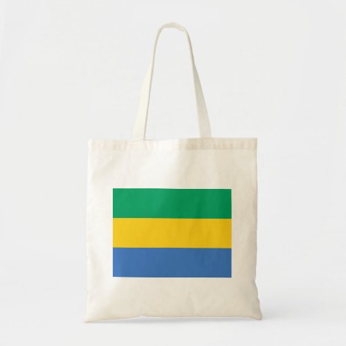 Gabon Flag Tote Bag