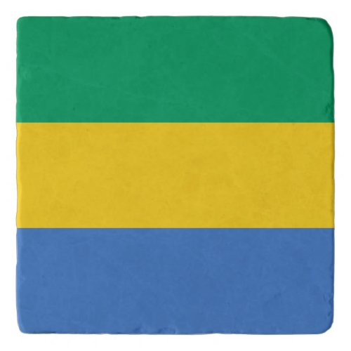 Gabon Flag Trivet