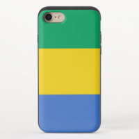 Gabon flag iPhone 8/7 slider case