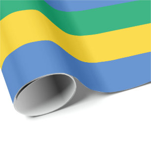 Gabon Flag Wrapping Paper
