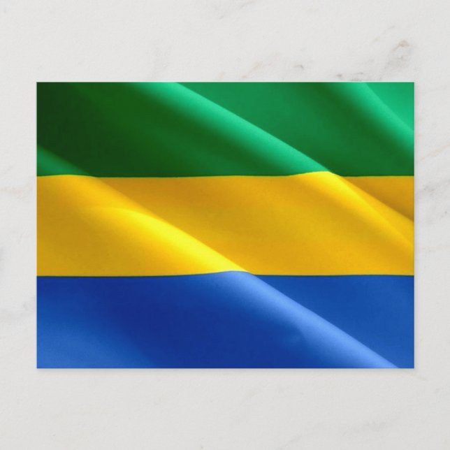 Gabon - Gabonese Flag - Postcard (Front)