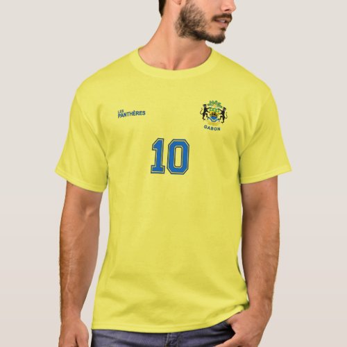 Gabon National Football Team Soccer Retro T_Shirt