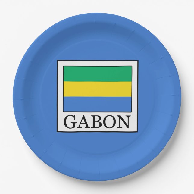 Gabon Paper Plates (Front)