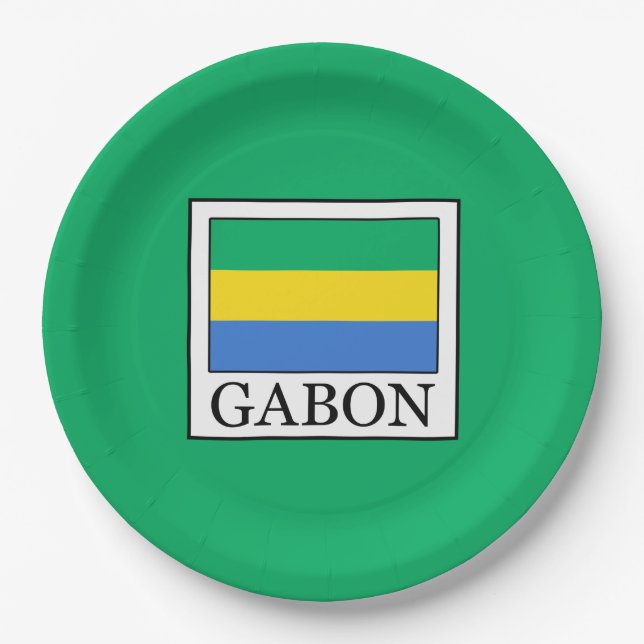 Gabon Paper Plates (Front)