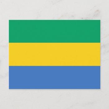 Gabon Postcard by flagart at Zazzle