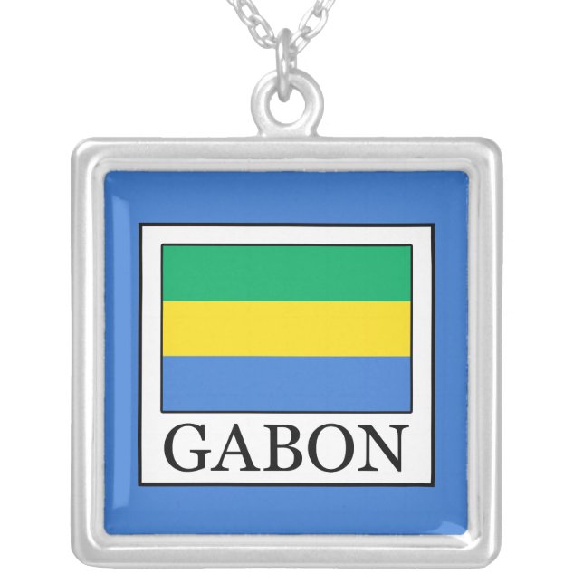 Gabon Silver Plated Necklace (Front)