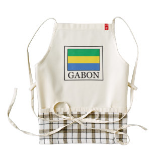 Gabon Zazzle HEART Apron