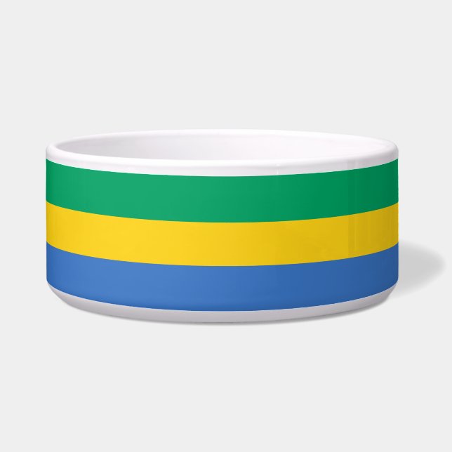 Gabonese Flag (Gabon) Bowl (Front)