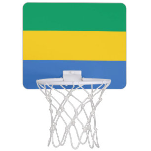 Gabonese Flag (Gabon) Mini Basketball Hoop