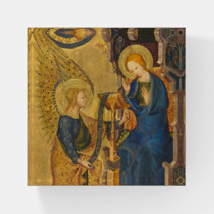 Gabriel And Mary Painting Paperweight