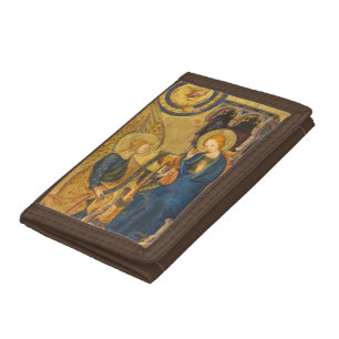 Gabriel And Mary Painting Tri-fold Wallet