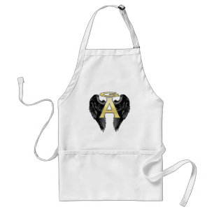 Gabriel Angel Design Wings Logo Adult Apron