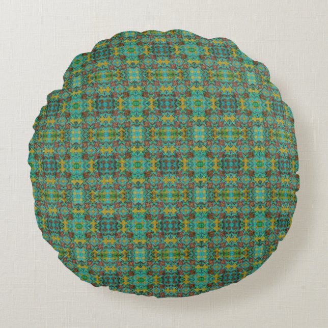 Gabriel At The Gates Round Pillow (Front)