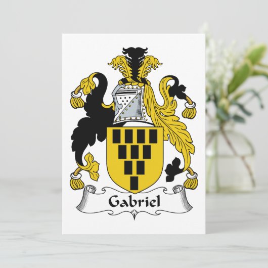 Gabriel Family Crest (Standing Front)