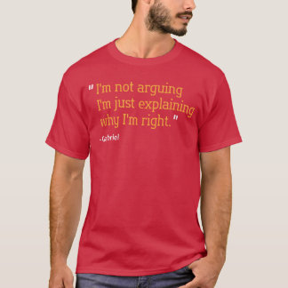 Gabriel Gift Quote Funny Birthday Personalized Nam T-Shirt