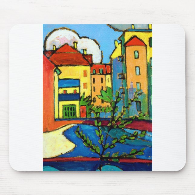 Gabriele Munter In Schwabing Mouse Pad (Front)