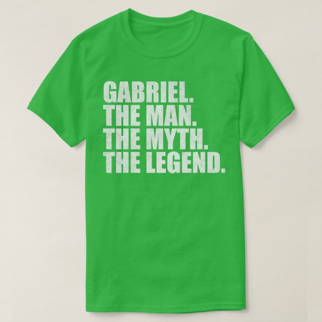 GabrielGabriel Name Gabriel given name T-Shirt (Design Front)