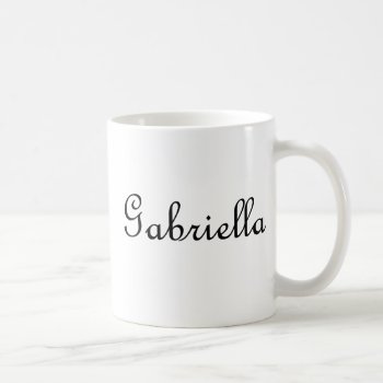 Gabriella Coffee Mug by CuteLittleTreasures at Zazzle