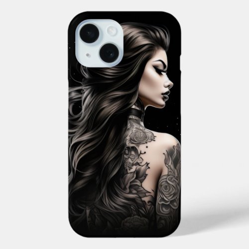 Gabriella Midnight Tattoo Case_Mate Phone Case