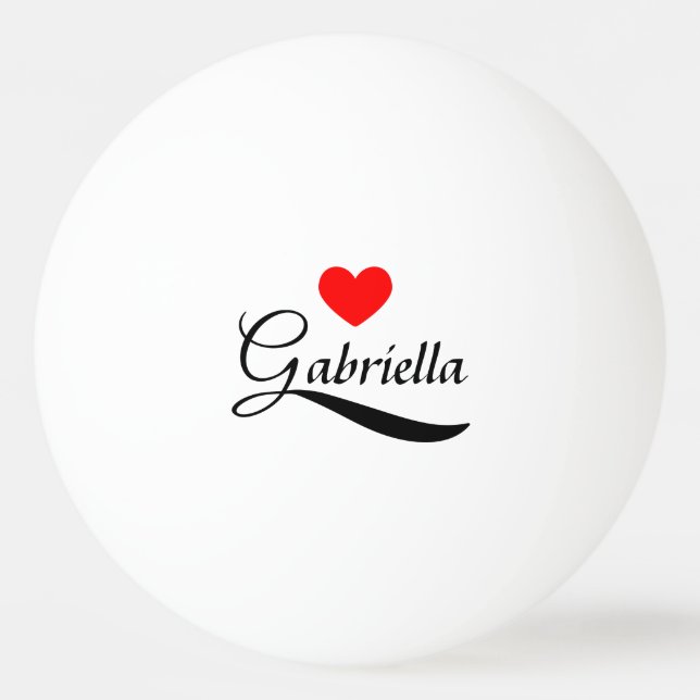 Gabriella Ping Pong Ball (Front)