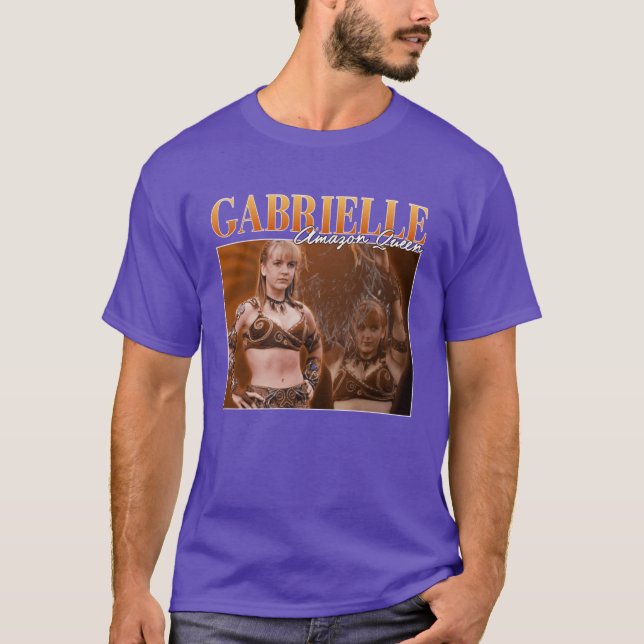Gabrielle Amazon Queen Retro friends T-Shirt (Front)