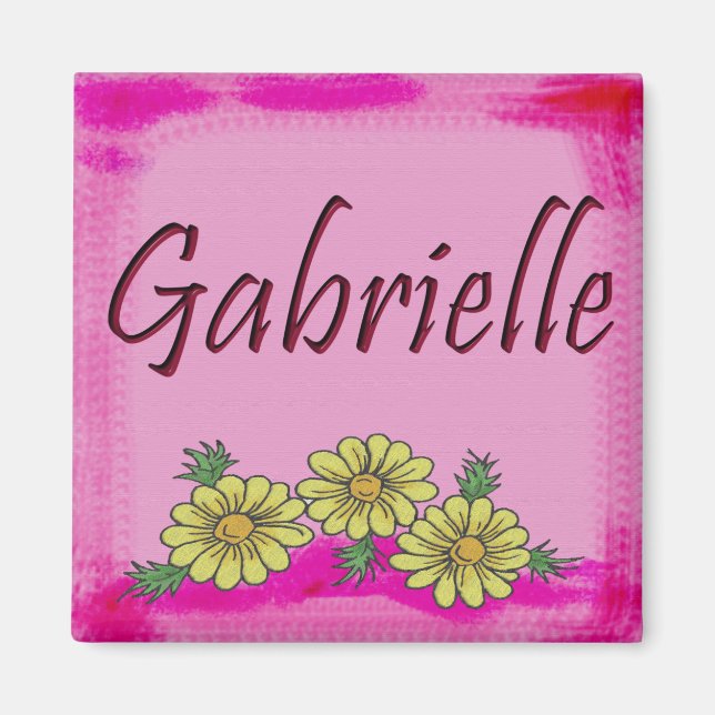 Gabrielle Daisy Magnet (Front)