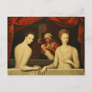 Gabrielle d'Estrees and her sister Postcard
