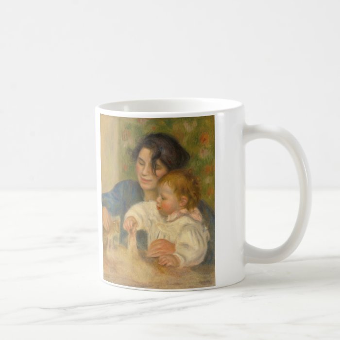 Gabrielle Renard and infant son, Jean by Renoir Mug