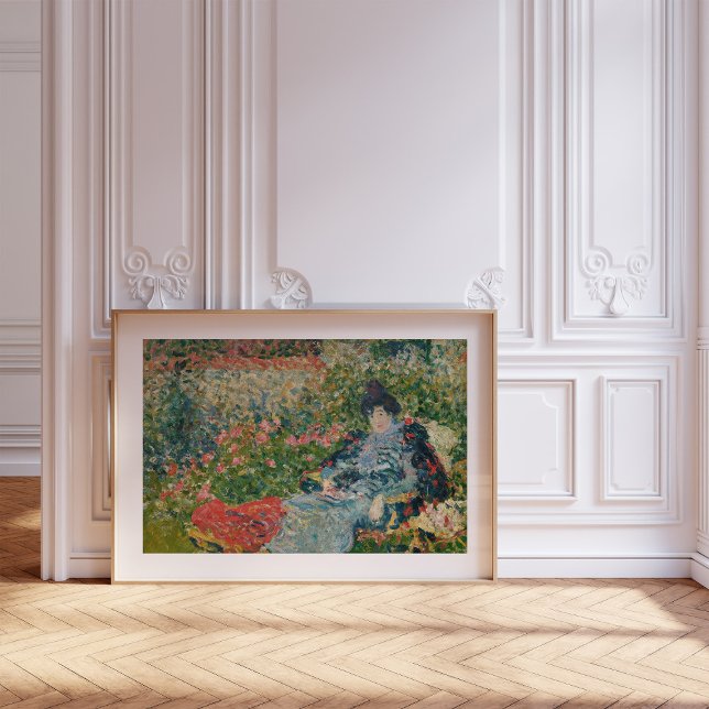 Gabrielle Valtat au Jardin | Louis Valtat Framed Art (Creator Uploaded)