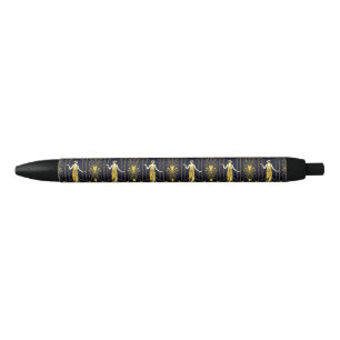 Gabsy gold and black decorative pattern pen