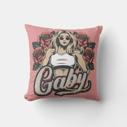 Gaby Throw Pillow