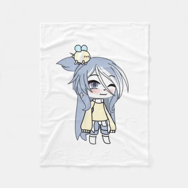Gacha Gachalife Gachaclub Game Anime Cute Fleece Blanket Zazzle