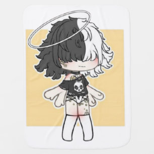Gacha Life Game,gacha,gachalife,gachaclub, Hoodie Baby Blanket