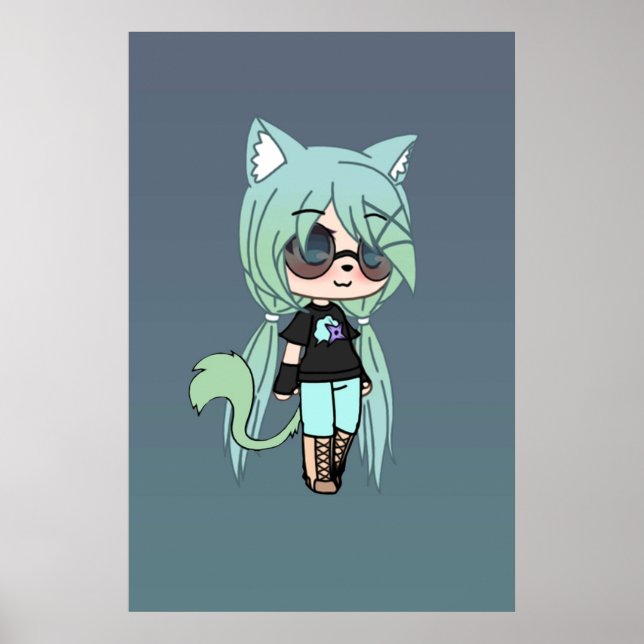 Gacha Life series  Chloe the Tomboy Poster (Front)