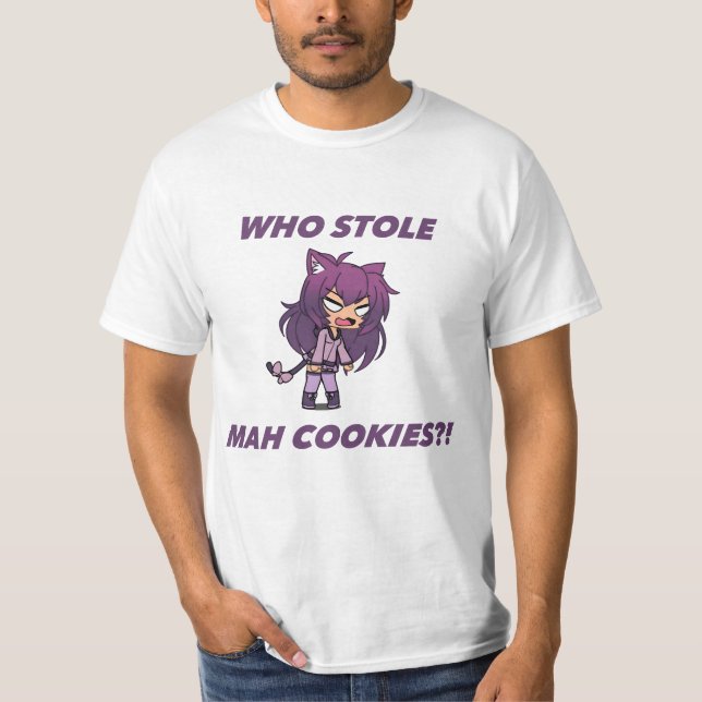 Gacha Who Stole My Cookies?! T-Shirt (Front)