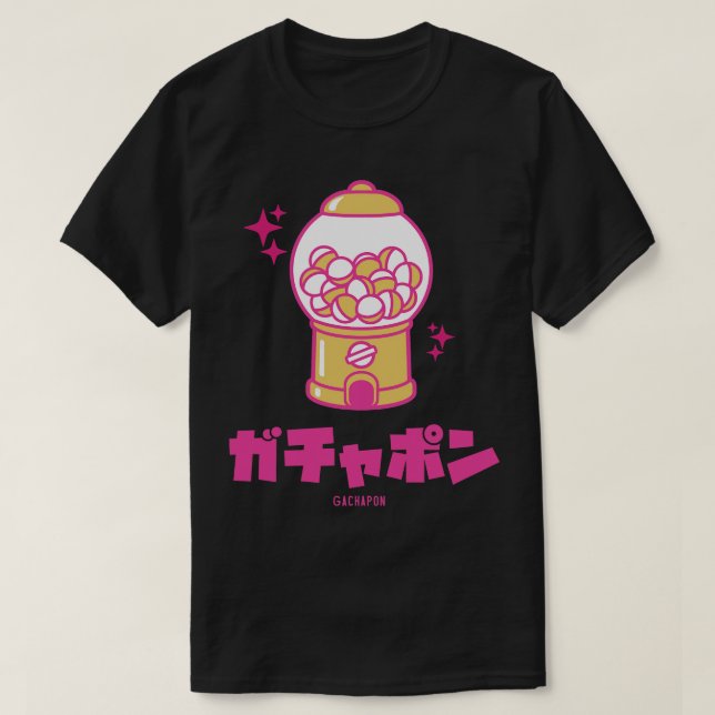 Gachapon Capsule Toy Machine T-Shirt (Design Front)