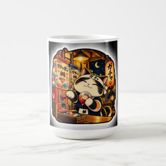 Gachapon Cat Mug | Japanese Capsule Toy Art