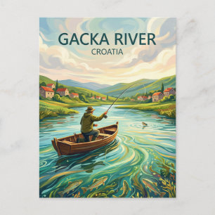 Gacka River Croatia Postcard