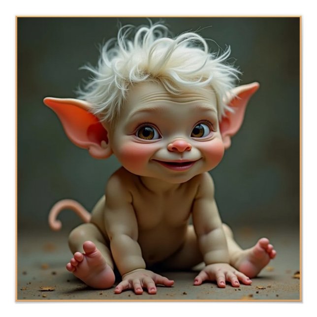 Gad Baby Troll Glossy Poster (Front)