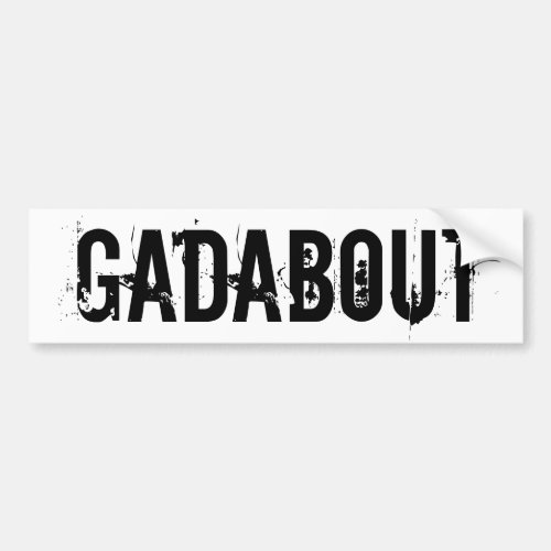 Gadabout  Love of Travel Road Trip camping rving Bumper Sticker