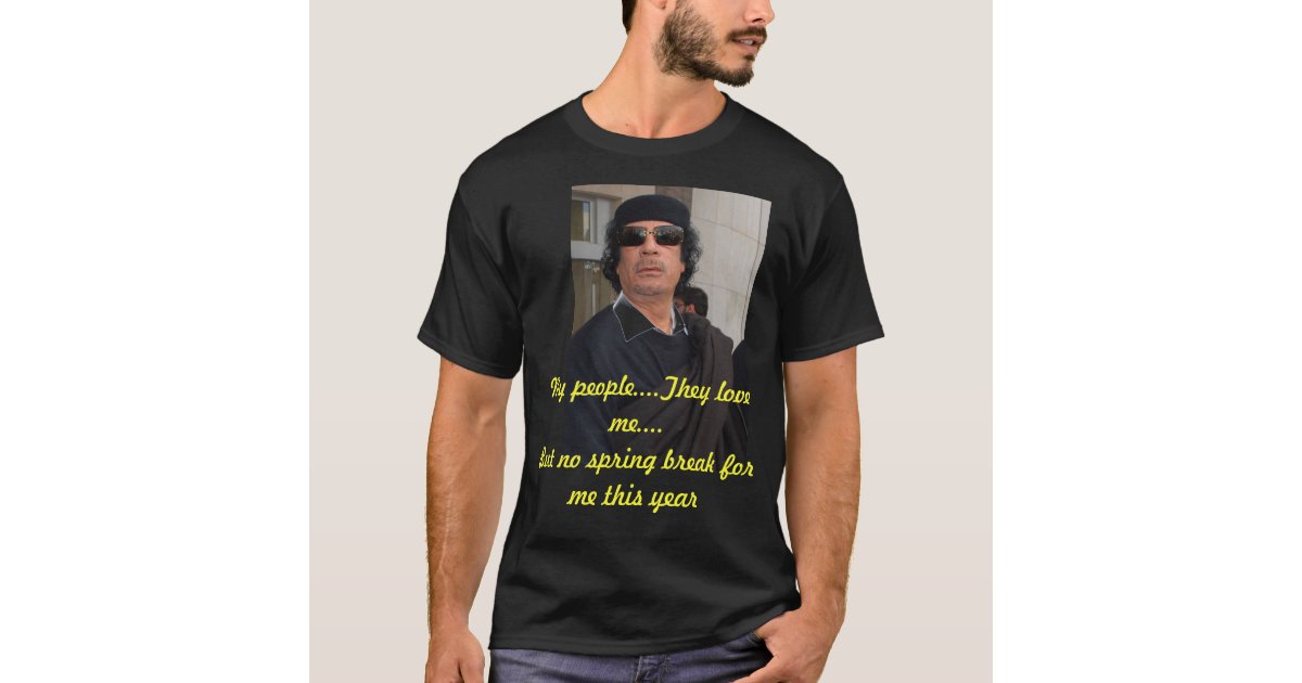 gaddafi duck t shirt