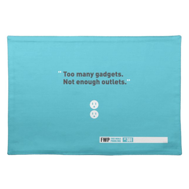 Gadgets Cloth Placemat (Front)