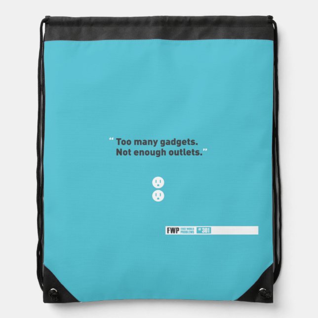Gadgets Drawstring Bag (Front)
