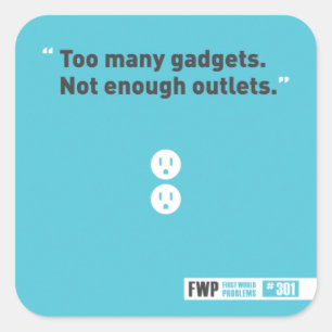 Gadgets Square Sticker